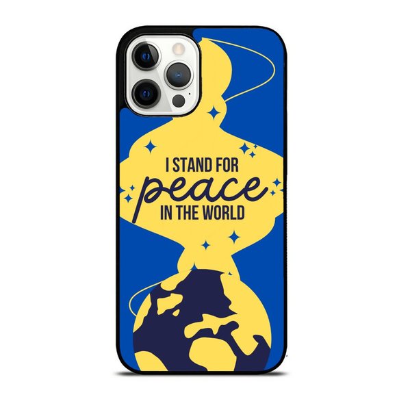 I Stand For Peace In The World - Activist for World Peace Stop War iPhone Case - Picture 1 of 1